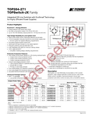 TOP264EG datasheet  